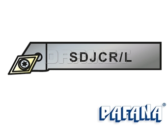 Zdjęcie Nóż tokarski składany do toczenia zewnętrznego: SDJCL-0808-07 - PAFANA