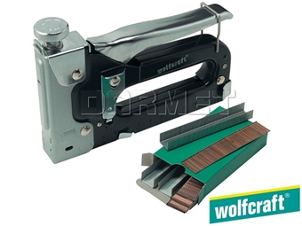 Zdjęcie Zszywacz tapicerski ręczny Tacocraft 7, do zszywek 4-14 mm - WOLFCRAFT WF7089000
