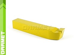 Nóż tokarski czołowy prawy NNBk ISO5 | 32x32 mm | U10 (M10) do stali nierdzewnej | DIN 4977