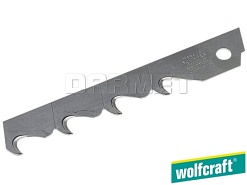Ostrza odłamywane haczykowe, 4 segmenty, szerokość ostrza: 18 mm - 5 sztuk - WOLFCRAFT WF4179000