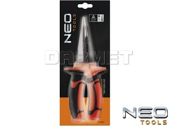 Szczypce wydłużone proste, izolowane, polerowane, długość: 160MM - NEO TOOLS (01-063)