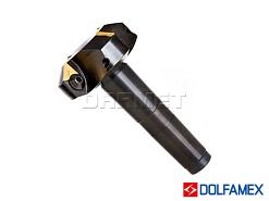 Frez składany trzpieniowy 63 mm - MK5, 4-ostrzowy do fazowania blach 215.17 - 63 x 45°.2 - DOLFAMEX