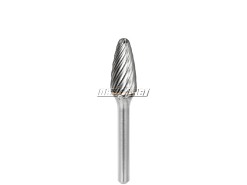 Pilnik obrotowy łukowy z czołem kulistym RBF, frez do metalu VHM - 8 x 20 mm Pro Line - KF60820-3INOX