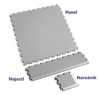 Narożnik Fortelock 2026 - wzór skóra (Skin Grey)