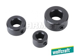Zestaw ograniczników głębokości wiercenia, do wierteł o średnicach: 6 mm, 8 mm, 10 mm - WOLFCRAFT (WF2751000)