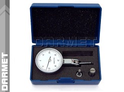 Czujnik diatest dźwigniowy | Pulpitas uchylny zegarowy poziomy | zakres 0 - 0,8 mm - DARMET 560-011