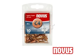 Nity typ C 4 x 10MM - 20 sztuk - NOVUS (NV045-0039)