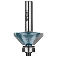 Frez trzpieniowy do drewna fazujący | Z łożyskiem dolnym | Śr. robocza 31 mm | Dł. robocza 12,7 mm - GLOBUS (FT506-0008-0001)