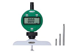 Głębokościomierz elektroniczny 0-85mm/0-3,35" do pomiarów nacięć wewnątrz otworów, podstawa 101,5 x 17 mm - INSIZE 2145-202