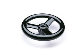 Koło ręczne wieloramienne 200 mm, piasta rozwiercona 20 mm, z duroplastu - ELESA+GANTER VR.200 FP-A20