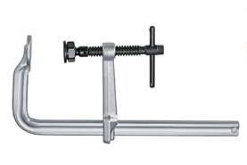 Ścisk stalowy, śrubowy EUSS z uchwytem "T", 500 x 175 mm, nacisk 2200 kg, odmiana ciężka - ZALCO EUSS50C
