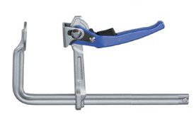 Ścisk stalowy EUG(L) z zatrzaskowym uchwytem mocującym, 200 x 80 mm, nacisk 300 kg - ZALCO EUG20L8