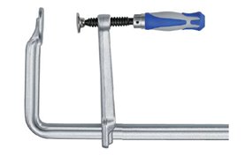 Ścisk stalowy, śrubowy EUREG z uchwytem uchylnym 800 x 175 mm, głęboki, nacisk 700 kg - ZALCO EUREG80C
