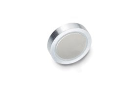 Magnes trwały 47x9 mm z ferrytu, obudowa ze stali ocynkowanej bez gwintu montażowego - ELESA+GANTER GN 50.1-HF-47-9