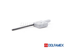 Frez składany trzpieniowy 16 mm, 2-ostrzowy z chwytem Weldon 217.699 - 1616.3 - 10 - DOLFAMEX