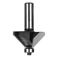 Frez do drewna CNC PREMIUM fazujący 45° z łożyskiem dolnym | Śr. robocza 24,3 mm | Dł. robocza 8 mm - GLOBUS (FT905-2408-0001)