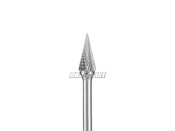 Pilnik obrotowy stożkowy ostry SKM, frez do metalu VHM - 12,7 x 25 mm Standard Line - M122506-DZM