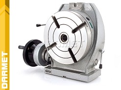 Stół obrotowy do frezarki, podziałowy (pion i poziom) 200 mm - DARMET TSL-200
