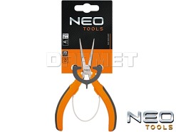 Szczypce precyzyjne wydłużone proste, długość: 130MM - NEO TOOLS (01-102)