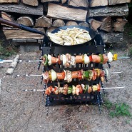 Szaszłykarnia 10 ramion | 425 x 406 x 372 mm - DARMET