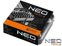 Końcówki wkrętakowe z uchwytem i grzechotką - 38 sztuk - NEO TOOLS (06-105)