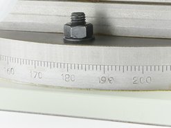 Stół krzyżowy, współrzędnościowy z podstawą obrotową MG-2C - 444 x 254 MM
