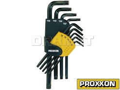 Klucze torx (TX) | zestaw 9 sztuk - PROXXON PR23944