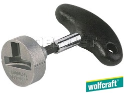 Wkrętak do haków i do końcówek, gniazdo sześciokątne: 1/4", długość: 104 mm - WOLFCRAFT WF2419000