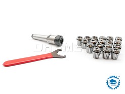 Oprawka zaciskowa do tulejek ER32 x 18 szt. - Morse 4 - komplet - ZM KOLNO (Typ 7711-KPL)