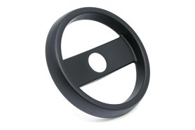 Koło ręczne wieloramienne 100 mm, otwór 12 mm z rowkiem wpustowym - ELESA+GANTER VRTP.100-A12-K