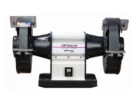 Szlifierka stołowa dwutarczowa GU30 do metalu | średnica tarczy 300 mm | 2200 W | 400 V - OPTIMUM 3101530