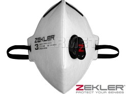 Półmaska ochronna 1403V z filtrem FFP3, zgodnie z EN 149:2001+A1:2009 - 3 sztuki - ZEKLER (380680231)