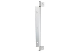 Zawias aluminiowy długi trzyczęściowy 485 x 86 mm | typ I (skrzydła wewnętrzne) | otwory stożkowe - GANTER GN 2295-86-485-I-C-EL