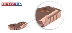 Płytki GEN2 T-A 16,67mm, HSS Super Cobalt HE Geometry Drill Inserts, pokrycie AM200, 2 sztuki - AMEC (450H-0021-HE)