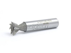 Frez kątowy wewnętrzny jaskółczy ogon NFRF 45° x 25MM z chwytem walcowym - DOLFAMEX (DIN1833-A)