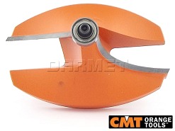 Frez zaokrąglający R38,1 do drewna z łożyskiem dolnym | 88,9 x 44,4 x 12 mm - CMT (938.996.11)