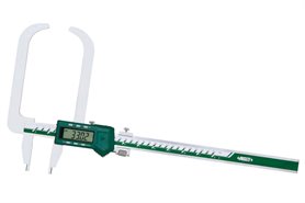 Suwmiarka elektroniczna do pomiarów zaokrąglonych powierzchni 0-300mm/0-12", precyzyjna regulacja - INSIZE 1536-300