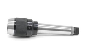 Uchwyt wiertarski bezkluczykowy samozaciskowy 1 - 13MM | zintegrowany z trzpieniem | gwint | płetwa wkręcana w zestawie - Morse MK4 - DARMET