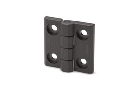 Zawias z technopolimeru 60 x 60 mm | otwory pod śruby z łbem cylindrycznym M8 | czarny - ELESA+GANTER CFMX.60 CH-8