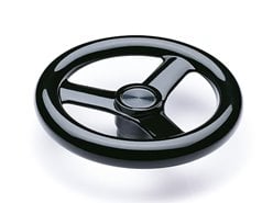 Koło ręczne czarne z duroplastu VR.200FP - ELESA+GANTER