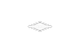 Szablon do rzeźbienia w drewnie | 195 x 85 mm | 2 sztuki | CMT (RCS-504)