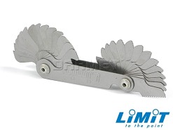 Sprawdzian grzebieniowy do gwintów 55° | 28 ostrzy - Limit 25801002