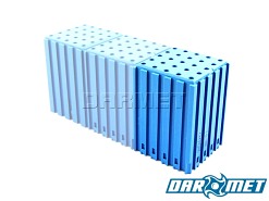 Stojak na narzędzia z chwytem walcowym | 3 mm | kolor niebieski (2000)