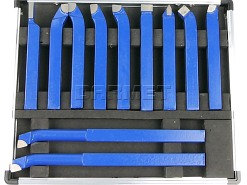 Zestaw noży tokarskich 10 x 10 mm | 11 szt.