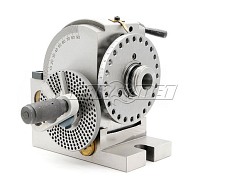 Podzielnica półuniwersalna do frezarki | urządzenie podziałowe DM-2730 + uchwyt tokarski 125 mm