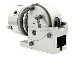 Podzielnica półuniwersalna do frezarki | urządzenie podziałowe DM-2730 + uchwyt tokarski 125 mm