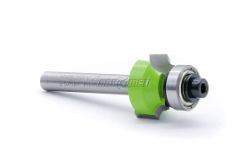 Frez zaokrąglający R3 mm do drewna | z łożyskiem dolnym | 19 x 9,5 x 6 mm - LUNA 210090304