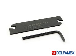 Przecinak tokarski składany listwowy 3,1 mm | XLCFN - 2603J31-FX - 26 x 110 mm - DOLFAMEX