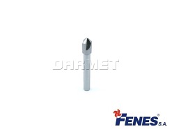 Pogłębiacz stożkowy 3-ostrzowy 90° z chwytem walcowym, DIN 335-C HSS - 8,3MM - FENES