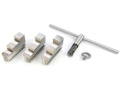 Uchwyt tokarski samocentrujący spiralny, stalowy, 3 - szczękowy: 250 MM (DIN 55027) - BISON BIAL (3534-250-8)